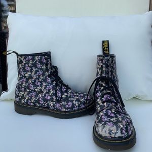 floral doc martens